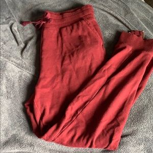 Aerie Red Sweatpants